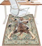48"x72" Office Chair Mat for Hardwood Tile Floor, Under Desk Carpet Protector by BESBLEE