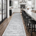 Soalmost Runner Rug 2'6" x 14' Washable Non-Slip Runner Rugs by Soalmost