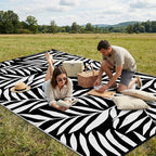 Smiry Outdoor Rug 9x12 ft, Waterproof Reversible Plastic Straw Rugs, Outdoor - Image 4