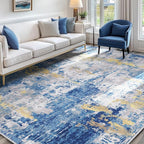 RELEANY Washable Area Rugs7'x9' Non-Slip Modern Abstract Soft by RELEANY