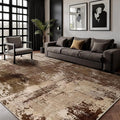 6x9 Area Rugs - Modern Abstract Washable Rug, Ultra Soft Non Slip Low Pile by Yarooge
