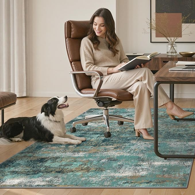 36"x48" Office Chair Mat for Hardwood Tile Floor, Under Desk Carpet Protector - Image 7