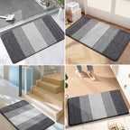 Kitinjoy Indoor Outdoor Door Mat, 30x17 Non-Slip Absorbent Dirt Trapper - Image 6