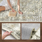 zesthome 8x10 Area Rugs for Living Room, Non-Slip Backing Washable Rugs - Image 6