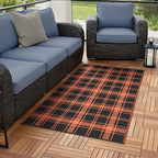 GENIMO Waterproof Outdoor Rug for Patio Clearance, Lightweight RV Camping Mat by GENIMO