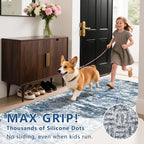 Runners for Hallways Ultra Non-Slip 2x8 Washable Kitchen Rug Abstract Tear and - Image 8