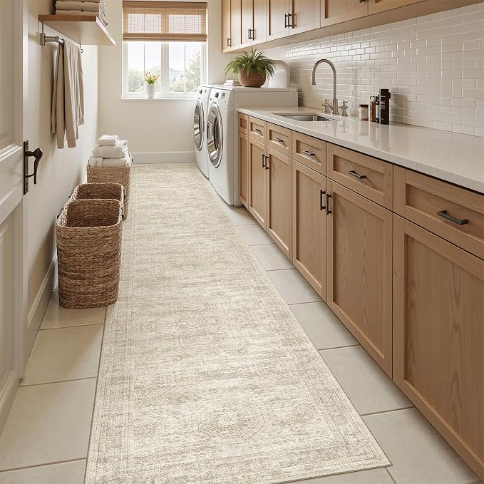 Soalmost Runner Rug 2x12 Washable Non-Slip Hallway Runner Rugs - Image 4