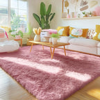 OLANLY Area Rugs for Living Room Bedroom, Machine Washable 4x5.9 ft Soft Fluffy - Image 3
