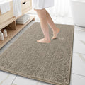 OLANLY Large Bathroom Rugs 59x35, Extra Soft Absorbent Chenille Bath Rugs by OLANLY