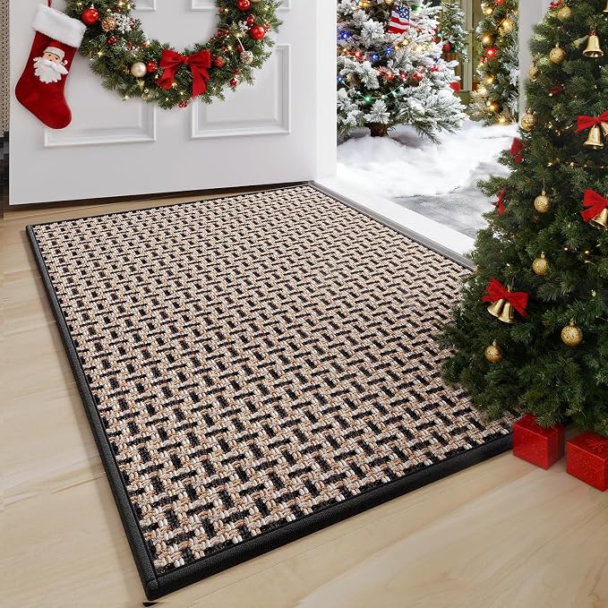 YDKGL Door Mat 17"x30", Dirt Resistant and Absorbent, Non-Slip Rubber Backing - Image 9