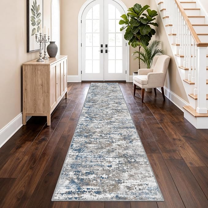 Washable Carpet Runners for Hallway 14ft-Non Slip Floor Runners for Dogs - Image 9