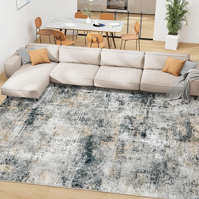 Area Rug Living Room Rugs: 5x7 Washable Rug by Tosuoka