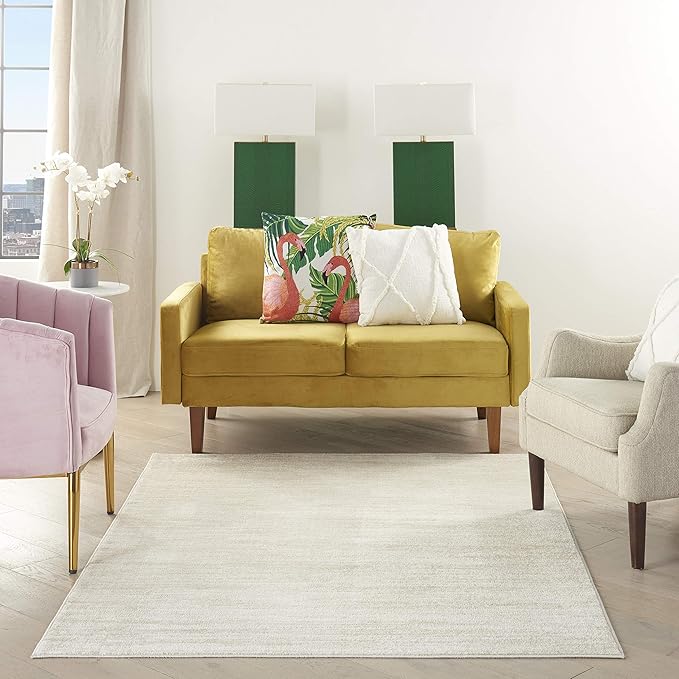 Nourison Home Nourison Essentials Ivory Beige 5' x 7' Area Rug - Image 3