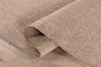 CAMILSON Indoor and Outdoor Runner Rug Natural Solid Boho Woven Design - Image 7
