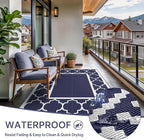 GENIMO 9' x 12' Outdoor Rug Waterproof - Image 6