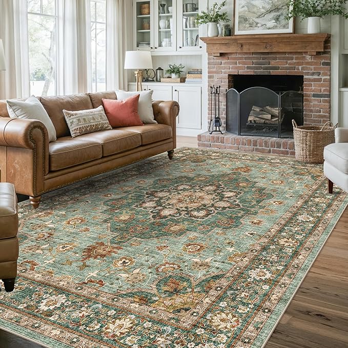 TOPRUUG Washable Oriental Area Rug by TOPRUUG