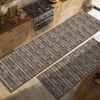 Kitchen Rugs Sets of 2-Non Slip Kitchen Mats by BSICPRO