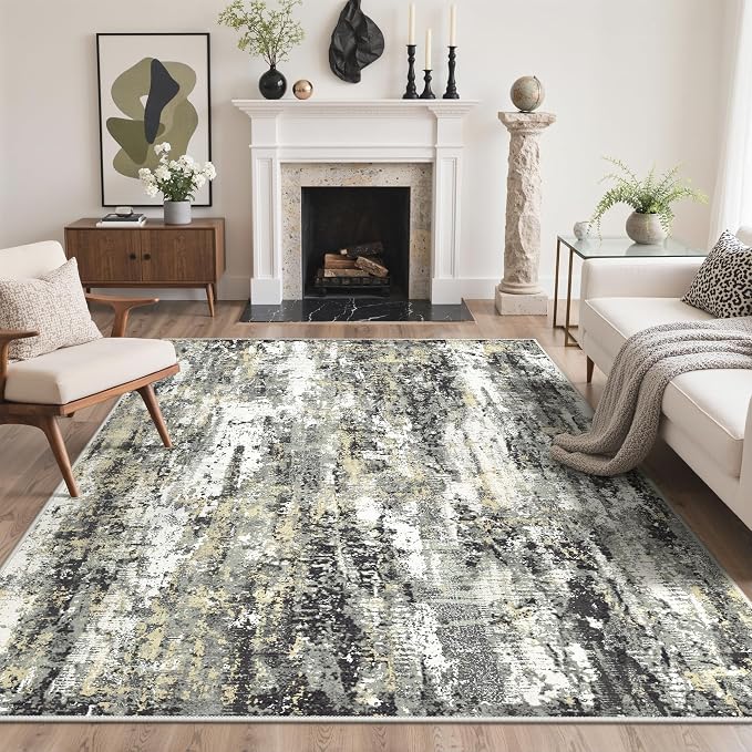 BEIMO Area Rugs 5x7 for Living Room Bedroom, Modern Abstract Machine Washable by BEIMO
