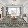 Miukiki 10x14 Area Rugs for Living Room Moroccan Washable Rugs Non Slip Indoor by Miukiki