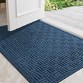 Mibao Front Door Mat Outdoor Entrance, Waterproof Dirt Trapper Doormat by Mibao