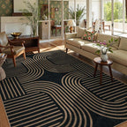 Lahome Enfys Modern Geometric Easy Jute Rug, 6x9 Area Rugs by Lahome