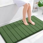 OLANLY Memory Foam Bath Mat 44x24, Super Soft Absorbent Bathroom Rugs, Quick Dry by OLANLY