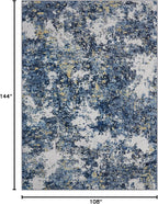 Area Rug 9x12 Living Room: Large Washable Rug - Image 2