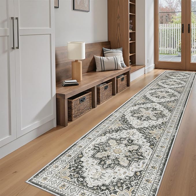 Madane Hallway Runner Rug 2x12, Extra Long Washable Runner Rugs - Image 8