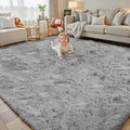 8x10 Area Rugs for Living Room Bedroom Rug, Large Shaggy Soft Plush Furry by Junhejiamei