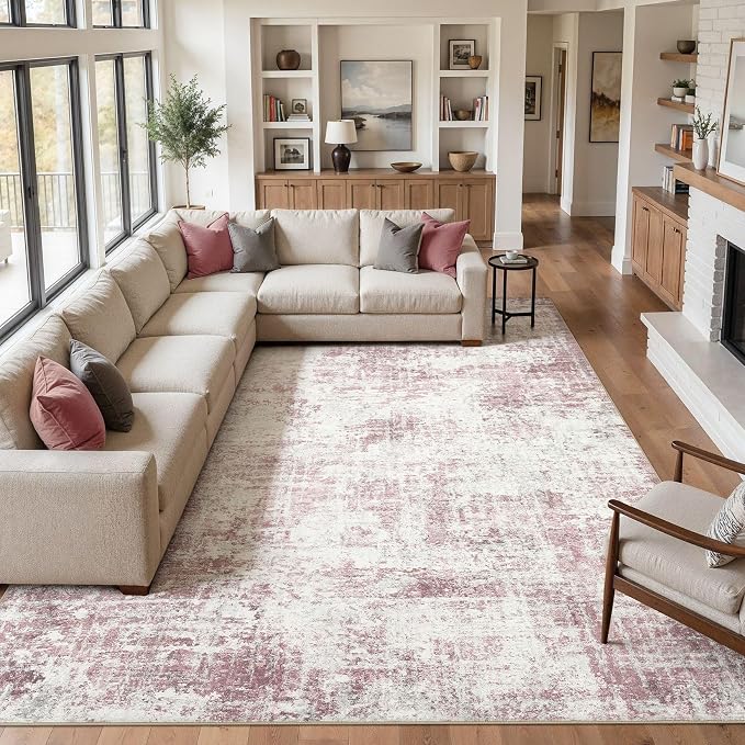 Washable 5x7 Area Rug for Living Room - Image 5