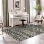 Miukiki 4x6 Area Rug for Living Room Moroccan Washable Rugs Non Slip Indoor - Image 8