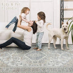 Machine Washable Rugs 5x7 Area Rugs - Image 4