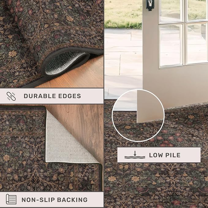Washable Boho 3x16 Long Runner Rug - Image 4