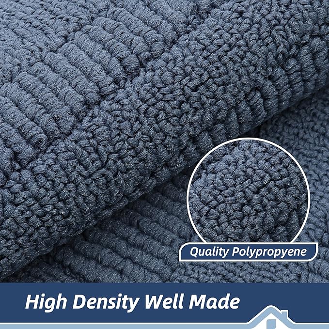 BEQHAUSE 30x18 Inch Kitchen Rug Mat Durable Kitchen Rugs Non-Slip Washable - Image 5