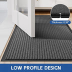 Front Door Mat, Commercial Door Mats Entrance, Low Profile Welcome Mats Non-Slip - Image 8