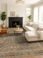 Vintage Floral Living Room Rug 8x10, Dining Room Under Kitchen Table, Oriental - Image 6