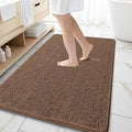 OLANLY Large Bathroom Rugs 59x35, Extra Soft Absorbent Chenille Bath Rugs by OLANLY