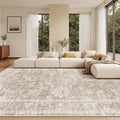 Madane Living Room 10x14 Area Rugs, Washable Low Pile Non-Slip Stain Resistant by Madane