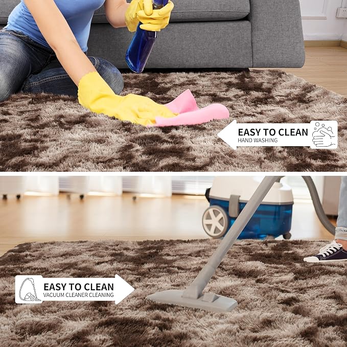 Tepook Fluffy Large Rugs for Living Room, Area Rug 6x9 Soft Carpet for Bedroom - Image 6