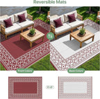 GENIMO Outdoor Rug Waterproof 6'x9' - Image 4
