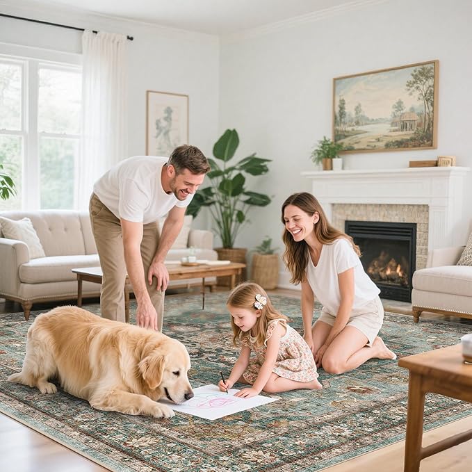 TOPRUUG Washable Oriental Area Rug - Image 5