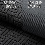 OLANLY Front Door Mat Outside Entrance 59x23, Heavy Duty Sturdy Natural Rubber - Image 4