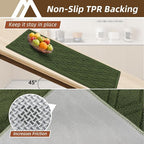 COSY HOMEER Kitchen Rugs 24"x35" Non-Slip Washable Kitchen Mats - Image 4