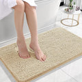 OLANLY Small Bathroom Rugs 24x16, Extra Soft Absorbent Chenille Bath Rugs by OLANLY