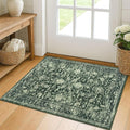 KILOCOCO Small Area Rug 2x3 Entryway Rugs Printed Vintage Floral Washable Rug by Kilococo