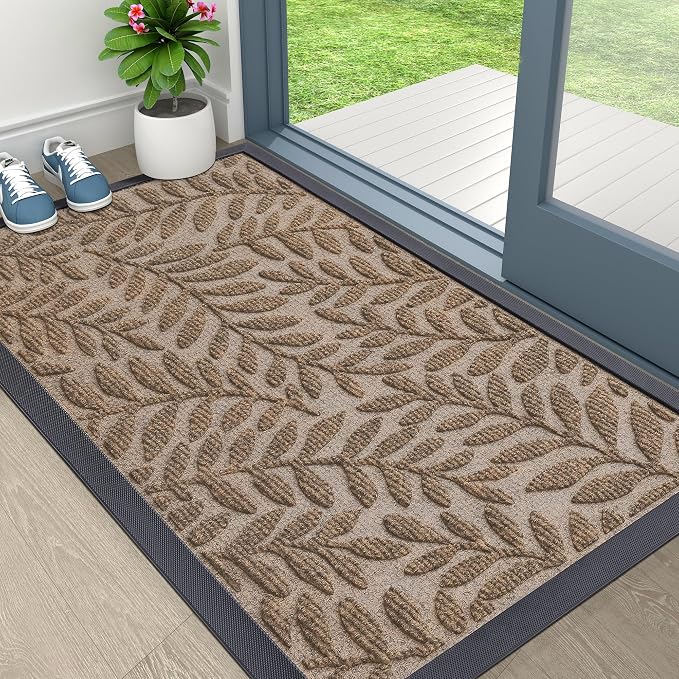 OLANLY Door Mat Indoor Outdoor Entrance, Waterproof All-Weather All-Season - Image 7