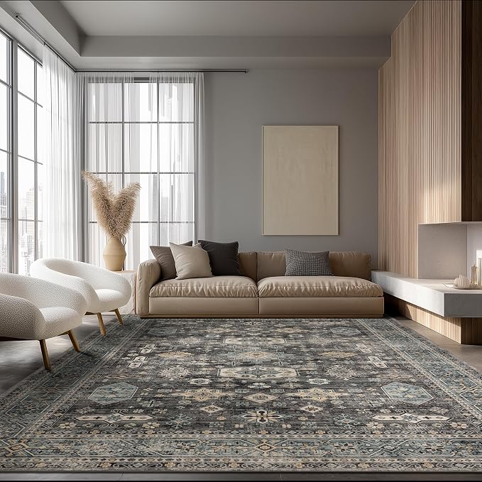 Ruaruarug Washable Area Rug 8x10 by Ruaruarug