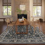 Washable Area Rugs for Living Room: 8x10 Bedroom Rug Vintage Boho Area Rug - Image 5