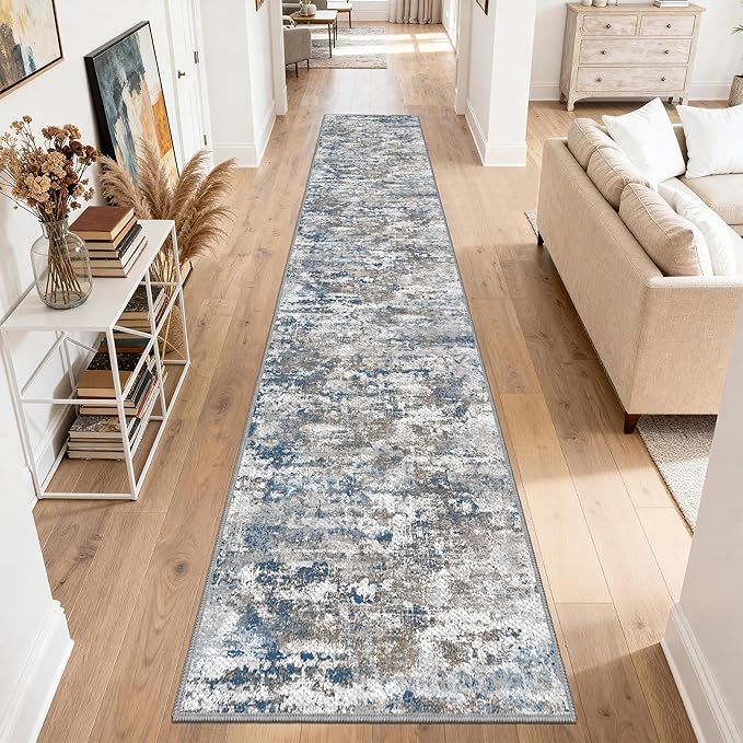 Washable Carpet Runners for Hallway 14ft-Non Slip Floor Runners for Dogs by TTelephant