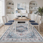 zesthome Washable Rug 5x7 Area Rugs, Stain Resistant Rugs - Image 8